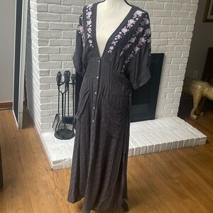 BOHO DRESS L | NWT Free People Embroidery Dress L - RUNS SMALL SEE MEASUREMENTS